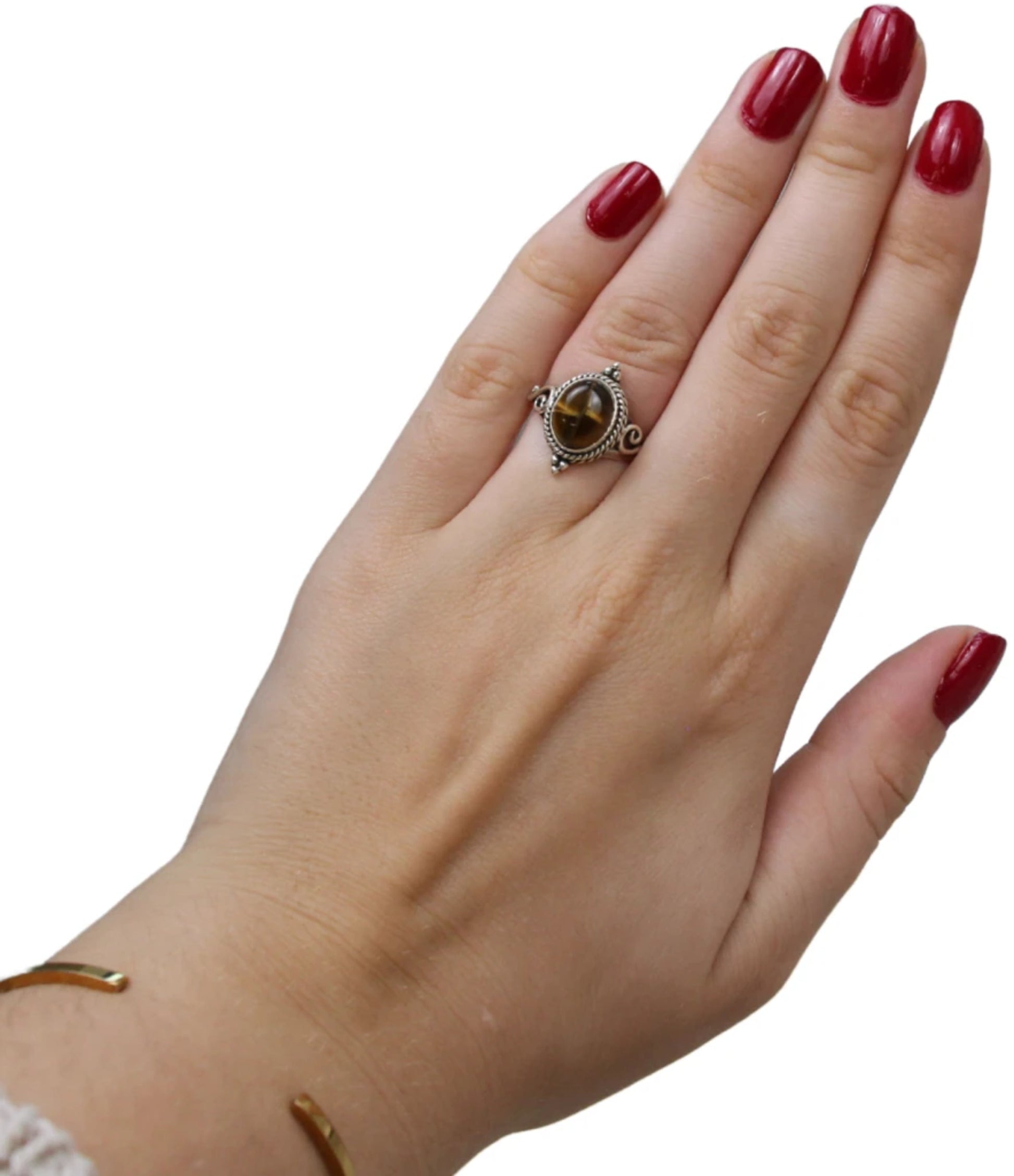 Image for tijgeroog-boho-ring-zilver-nr12-maat-16_2.jpg