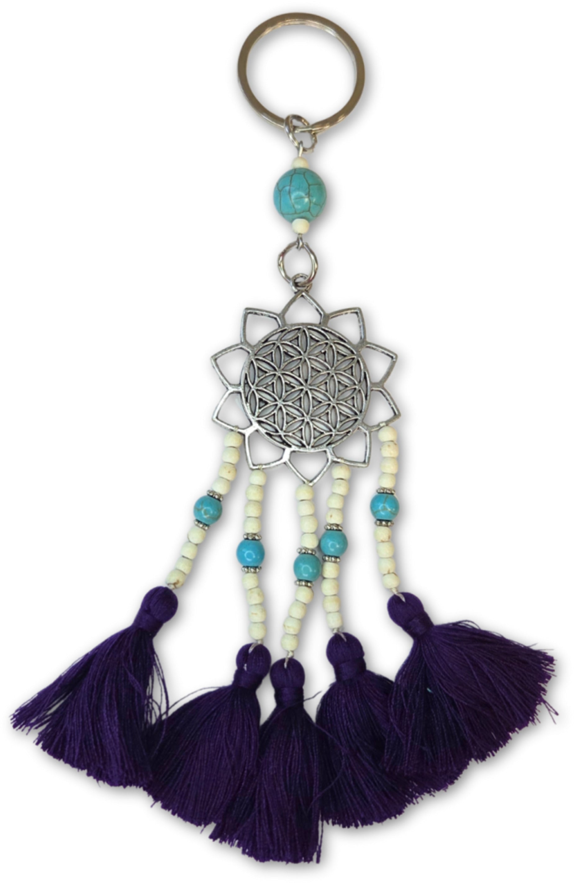 Image for x-ibiza-sleutelhanger-flower-of-life-paars.jpg