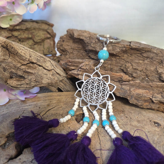 Image for x-ibiza-sleutelhanger-flower-of-life-paars_3.jpg
