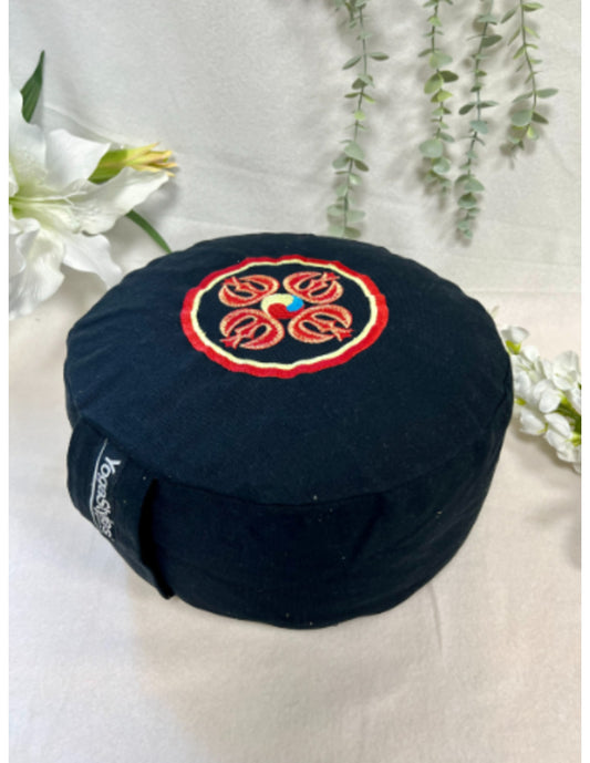 Image for yogastyles-meditatiekussen-symbolic-dubbele-vajra-zwart-rood_3.jpg