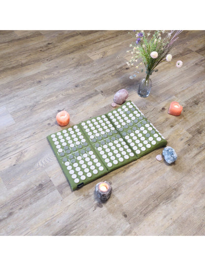 Image for yogastyles-spijkermat-3-fold-acupressuur-mat-olijfgroen_1.jpg